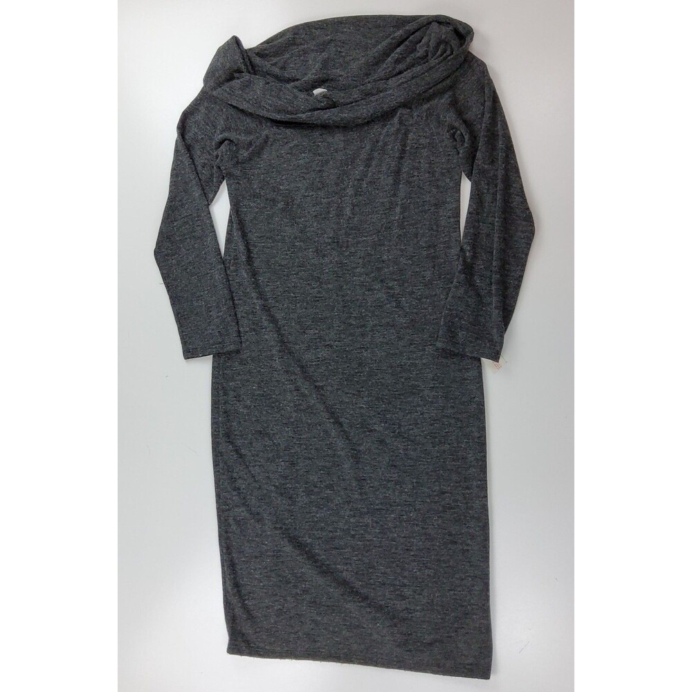 Nikita Brand Cowl Neck Sweater Dress Grey Size XL